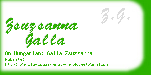 zsuzsanna galla business card